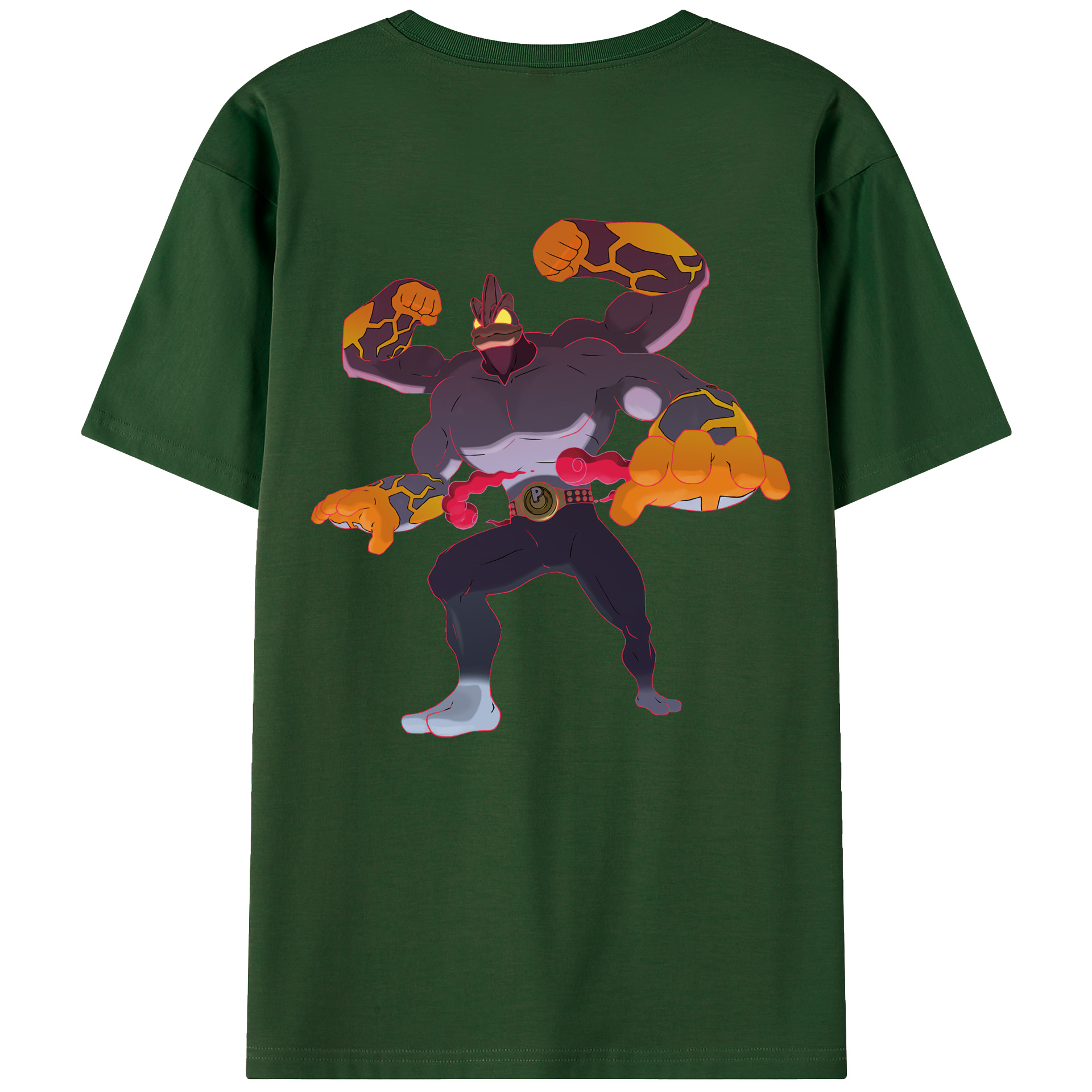 （画像用） ポケットモンスター Pokémon 綿100％半袖Tシャツ（背面プリント）